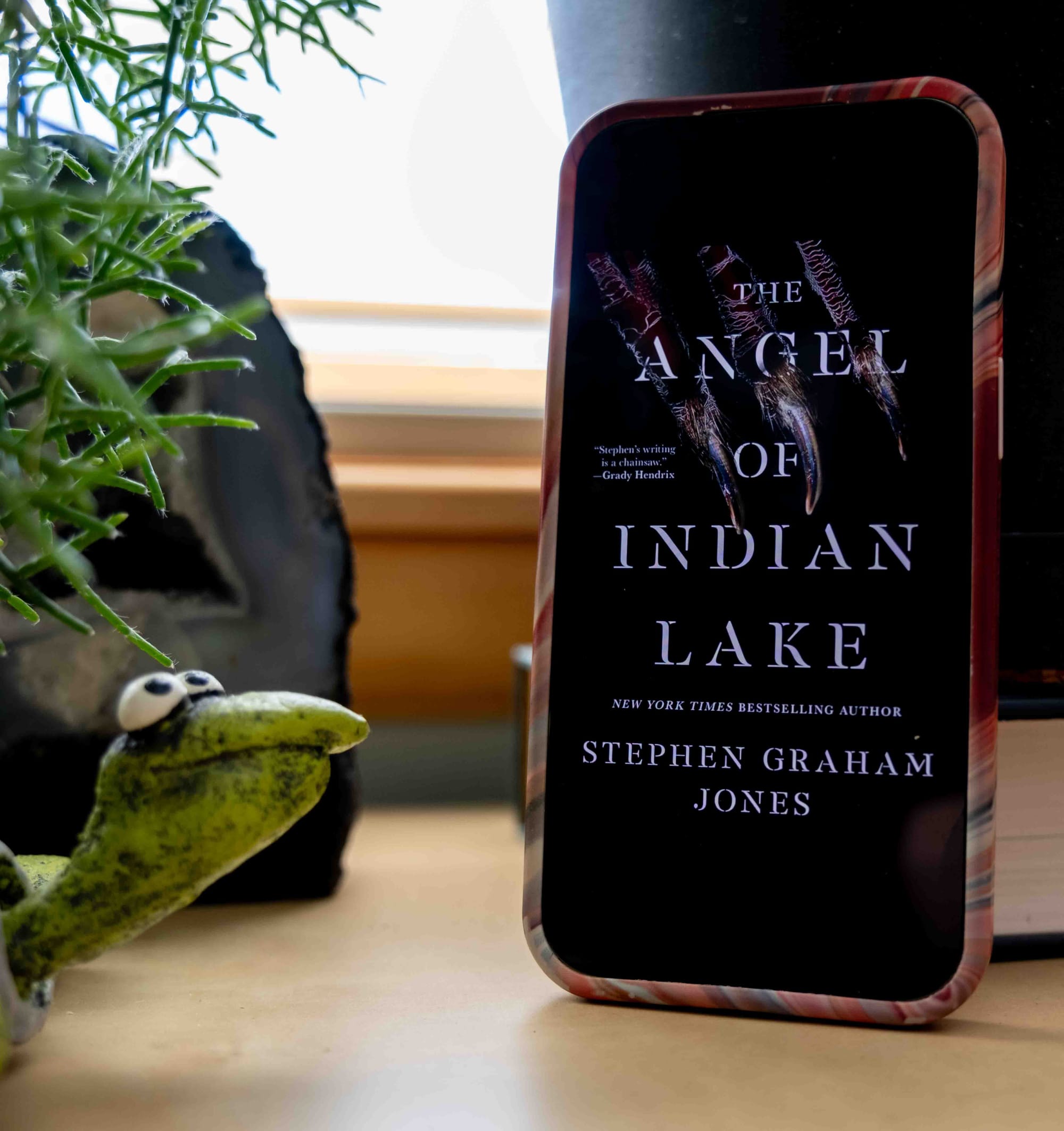 Cover for The Angel of Indian Lake by Stephen Graham Jones